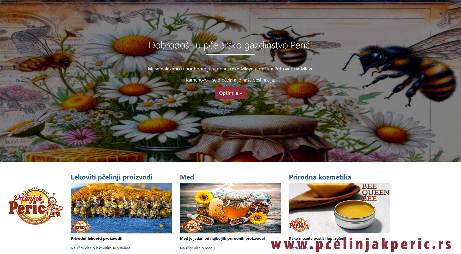 Пчелињак Перић - Каменово село пчелара  www.pcelinjakperic.rs